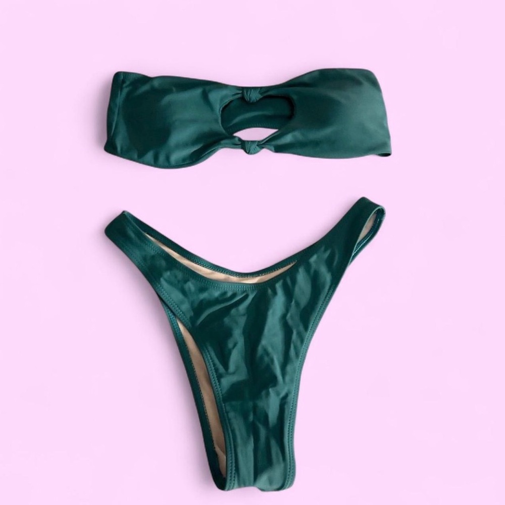 Stylish Teal Women's Bikini Set